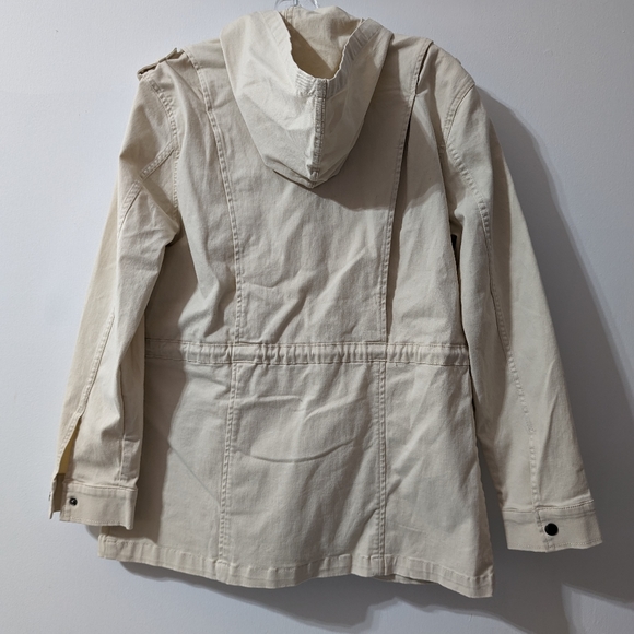 Market & Spruce Hooded Jacket Zip Front Size M NWT Kathleen - Picture 4 of 8